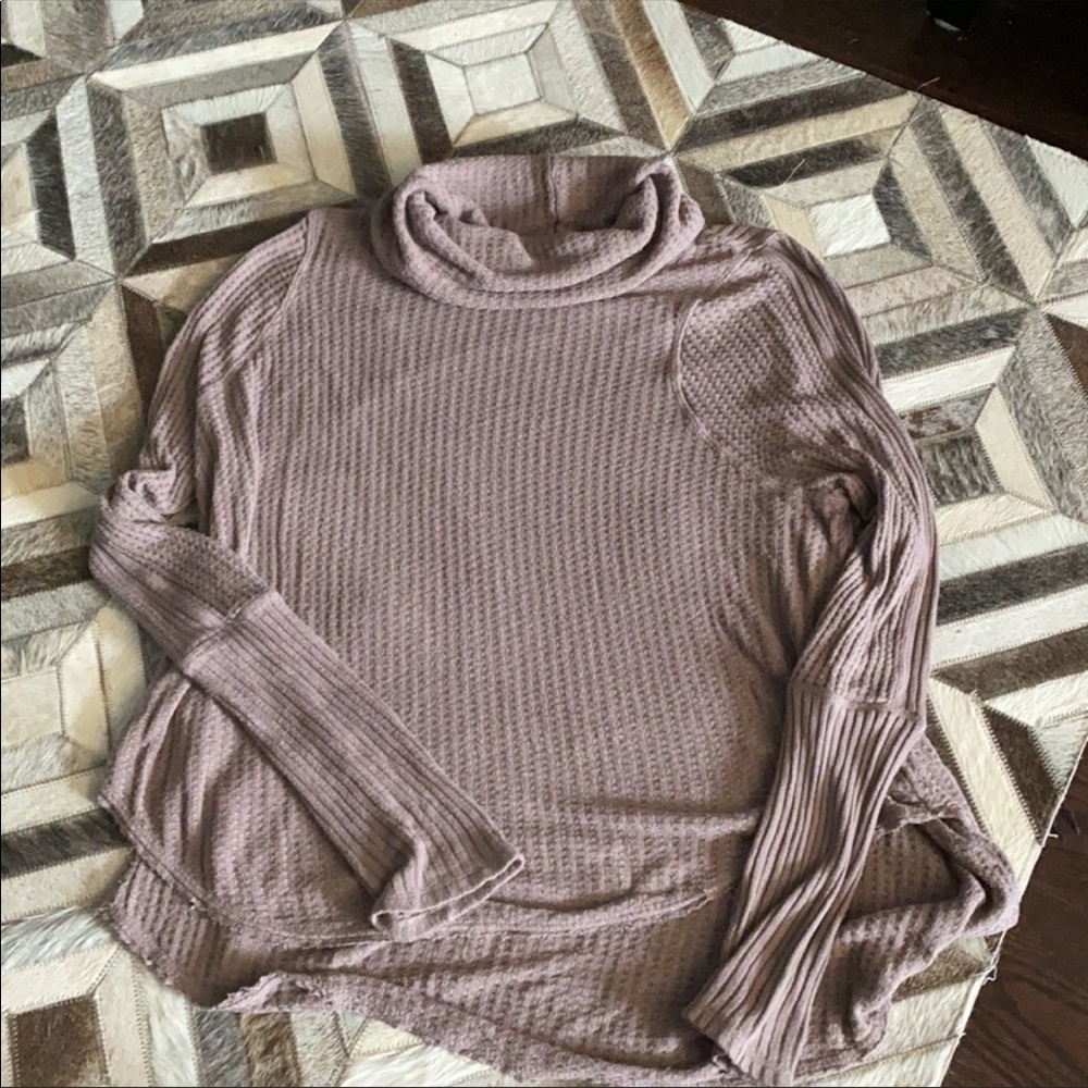 FREE PEOPLE High-Low Long Sleeved Pullover/Tunic S